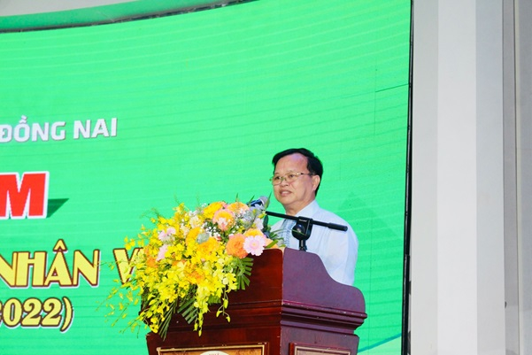 Ông Cao Tiến Dũng, Chủ Tịch UBND Tỉnh Đồng Nai phát biểu tại Lễ Kỷ niệm