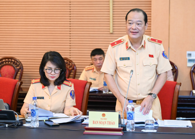 Thiếu tướng Lê Xuân Đức, Phó Cục trưởng Cục Cảnh sát giao thông. (Ảnh: CAND)
