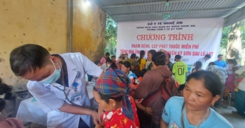 Nghệ An: Khám bệnh, cấp phát thuốc miễn phí tại huyện Kỳ Sơn