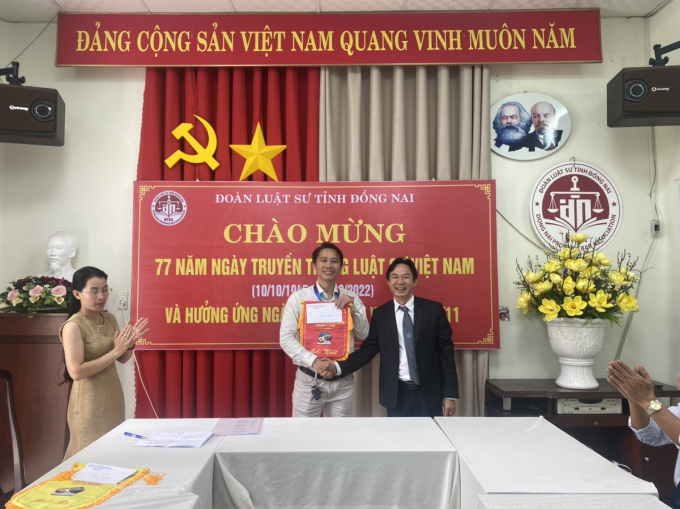 Lễ kỷ niệm và trao giải các giải trong hoạt động văn hoá thể thao hướng tới 77 năm Ngày truyền thống Luật sư Việt Nam.