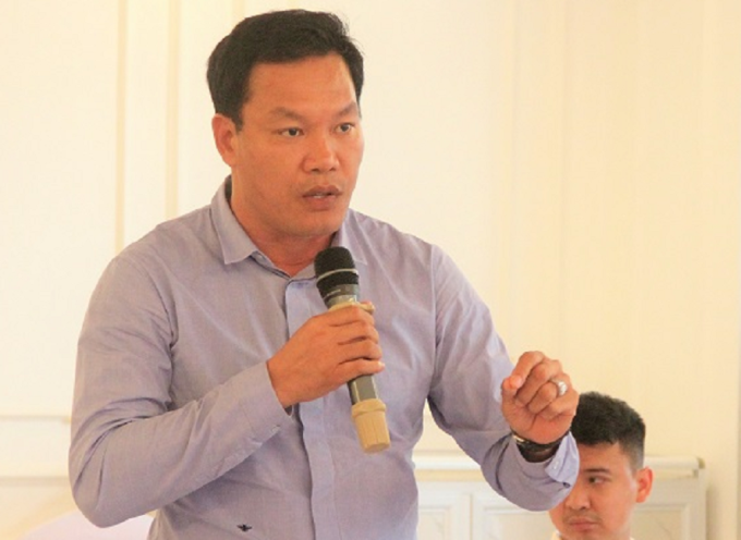 Ông Lưu Công Thành (Giám đốc Công ty CP thương mại Trung Thành - Chủ tịch Hội doanh nhân trẻ Quảng Ninh).
