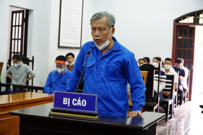 Bị cáo Trịnh Sướng tại phiên toà sơ thẩm.