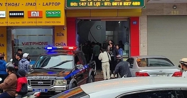 Lạng Sơn: Bắt giữ nghi phạm dùng dao uy hiếp, cướp tiệm vàng tại phường Vĩnh Trại
