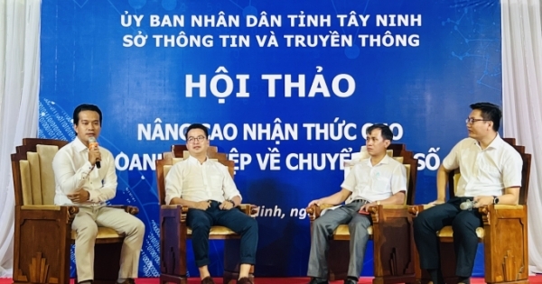 Tây Ninh: Hội thảo nâng cao nhận thức của doanh nghiệp về chuyển đổi số