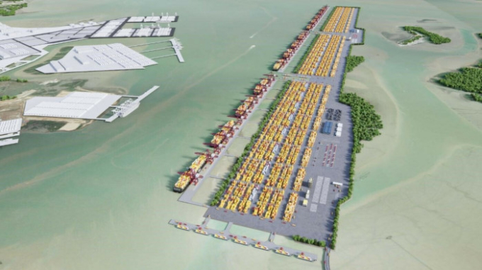 Theo thiết kế, cảng trung chuyển quốc tế Cần Giờ có công suất gấp 3 lần cảng Cát Lái