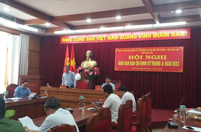 Tỉnh Đắk Lắk gặp mặt các cơ quan báo chí nhân kỷ niệm 97 năm Ngày Báo chí cách mạng Việt Nam