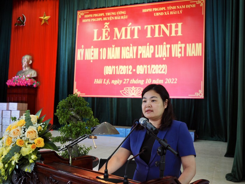 M&iacute;t tinh hưởng ứng Ng&agrave;y Ph&aacute;p luật Việt Nam 2022 tại Nam Định  ảnh 5