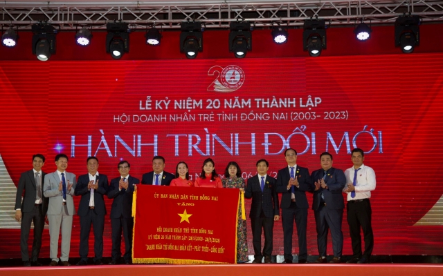 Hội doanh nhân trẻ tỉnh Đồng Nai kỷ niệm 20 năm thành lập