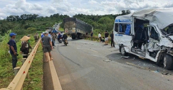Tai nạn giao thông trên đường tránh thị xã Buôn Hồ, nhiều người thương vong