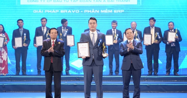 Tân Á Đại Thành nhận giải Doanh nghiệp chuyển đổi số xuất sắc 2023
