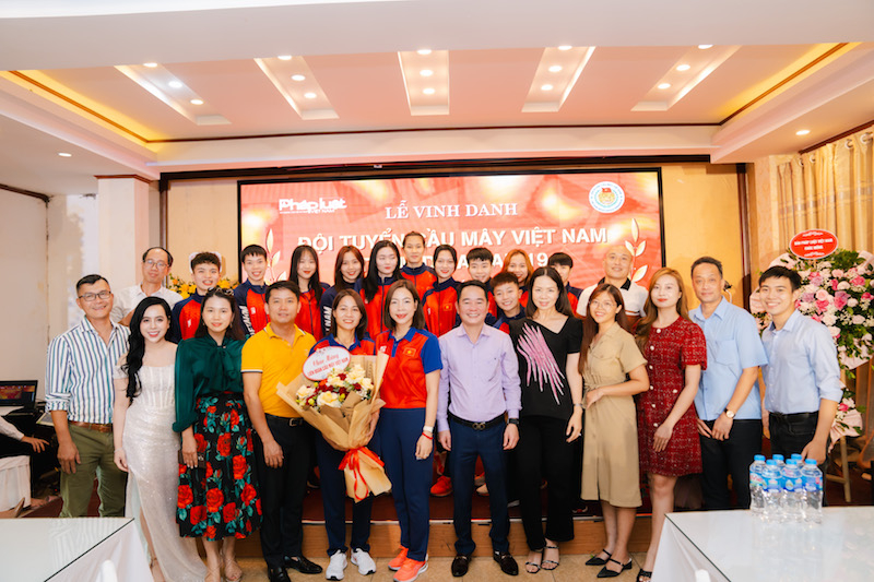 Báo Pháp luật Việt Nam tổ chức lễ vinh danh Đội tuyển cầu mây Việt Nam tham dự ASIAD 19