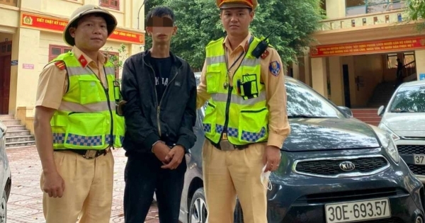 Trộm xe từ Thái Bình vào Nghệ An thì bị bắt