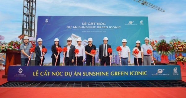 Dự án Sunshine Green Iconic chính thức cất nóc Tòa A