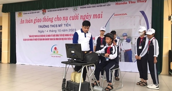 Nam Định: Sôi nổi chương trình “An toàn giao thông cho nụ cười ngày mai”