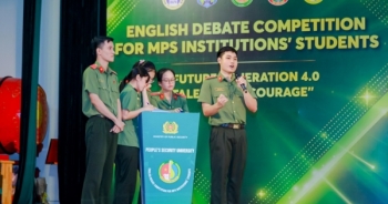 Học viện An ninh nhân dân “ẵm” giải Nhất cuộc thi tranh biện bằng tiếng Anh