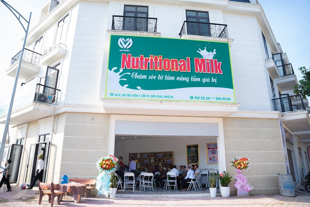 Hình 1: Văn phòng giao dịch của Công ty Cp dinh dưỡng Quốc tế Việt Mỹ có địa chỉ tại khu đô thị TNR Thôn 7, xã Diễn Kỷ, huyện Diễn Châu, tỉnh Nghệ An.