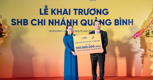 Tăng cường phát triển mạng lưới, SHB khai trương chi nhánh tại Quảng Bình