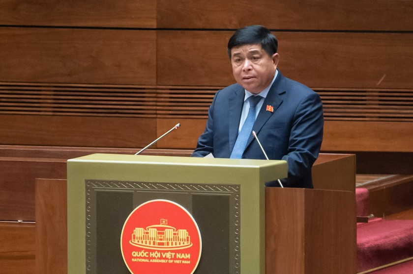 Bộ trưởng Bộ Kế hoạch và Đầu tư Nguyễn Chí Dũng (Nguồn ảnh: Quochoi.vn).