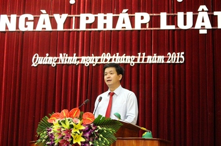 &Ocirc;ng L&ecirc; Quang T&ugrave;ng, Ph&oacute; Chủ tịch UBND tỉnh Quảng Ninh.