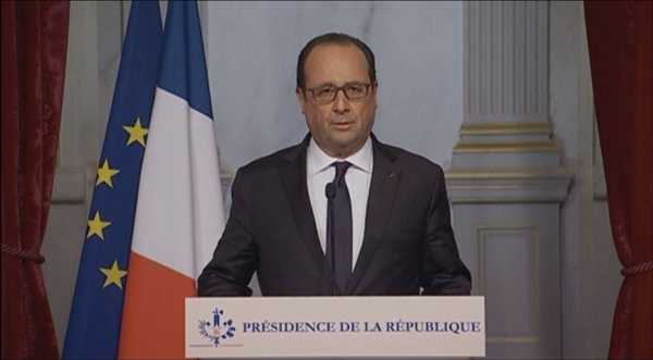 Tổng thống Ph&aacute;p Francois Hollande. (Ảnh: Reuters)