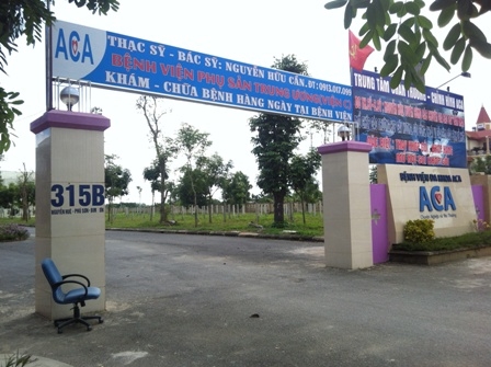 Bệnh viện đa khoa ACA nơi thu h&uacute;t phần lớn bảo hiểm học sinh tại Sỉm Sơn