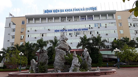 Bệnh viện Đa khoa tỉnh Hải Dương (Ảnh: An B&igrave;nh)
