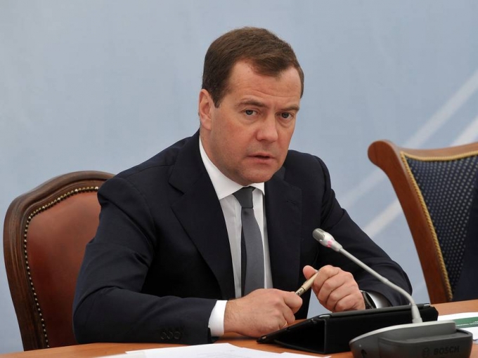 Thủ tướng Nga Dmitry Medvedev (Ảnh: RIA NOVOSTI)