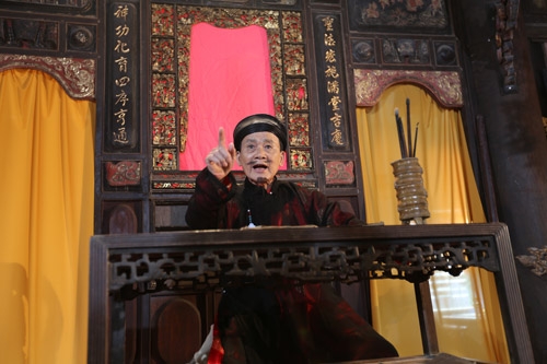 Nghệ sĩ Phạm Bằng trong một vai diễn.