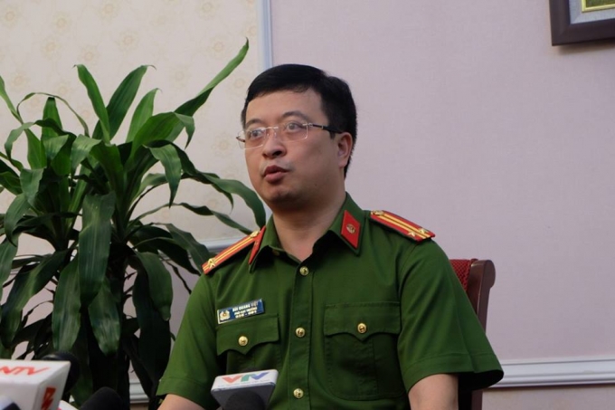 Trung t&aacute; B&ugrave;i Quang Việt, Ph&oacute; Cục Trưởng Cục Cảnh s&aacute;t PCCC.