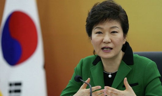 Tổng thống Park Geun-hye.