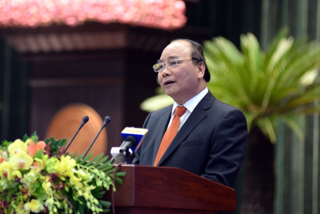 Thủ tướng Ch&iacute;nh phủ Nguyễn Xu&acirc;n Ph&uacute;c đ&atilde; đến dự hội nghị chuy&ecirc;n đề