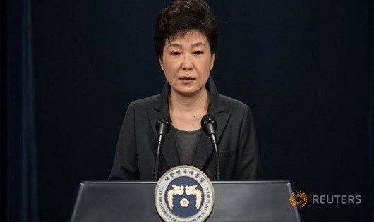 Tổng thống H&agrave;n Quốc Park Geun-hye.