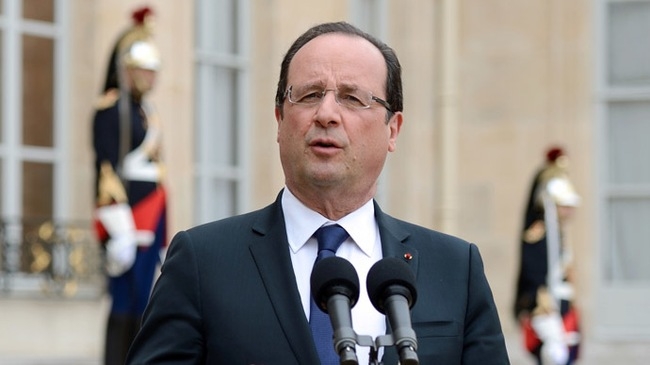 Tổng thống Ph&aacute;p Francois Hollande đề xuất tiếp tục k&eacute;o d&agrave;i t&igrave;nh trạng khẩn cấp tại nước n&agrave;y đến th&aacute;ng 5/2017. (Ảnh: AFP)