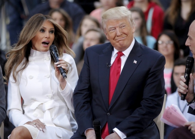 Vợ chồng Tổng thống đắc cử Donald Trump. (Ảnh: Reuters)