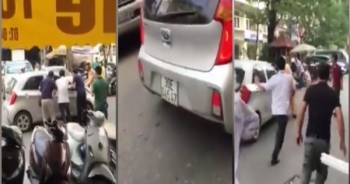 Hà Nội: Vi phạm giao thông, đâm thẳng xe vào CSGT bỏ chạy