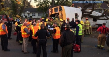 Tai nạn xe bus ở Mỹ, 6 trẻ em thiệt mạng