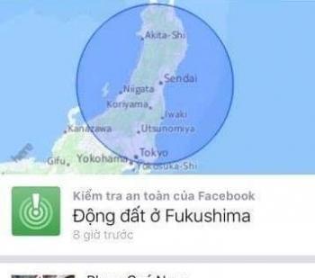 Nhiều người Việt ở Nhật Bản lên Facebook đánh dấu mình an toàn trong động đất