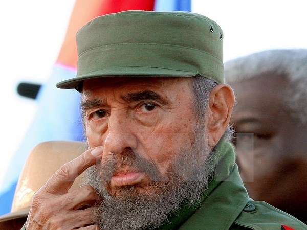 L&atilde;nh tụ Cuba Fidel Castro. (Ảnh: AFP/TTXVN).