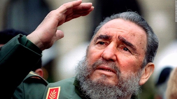 L&atilde;nh tụ vĩ đại của Cuba Fidel Castro . Ảnh:&nbsp;Reuters.