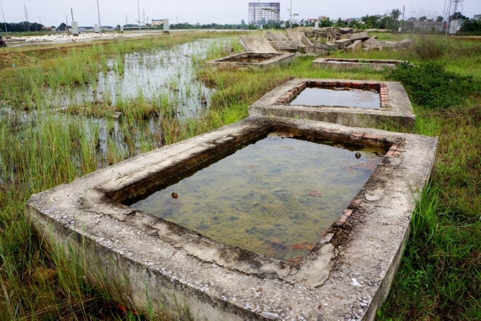 Ngo&agrave;i ph&acirc;n định ranh giới c&aacute;c khu đất, nơi đ&acirc;y như một c&ocirc;ng tr&igrave;nh bỏ hoang. Khung cảnh nhếch nh&aacute;c, c&acirc;y cỏ dại mọc um t&ugrave;m, nhiều v&ugrave;ng trũng lầy lội, ngập đầy nước mưa.