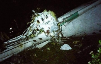 Hình ảnh từ hiện trường vụ máy bay chở CLB dự chung kết Cúp Nam Mỹ rơi ở Colombia