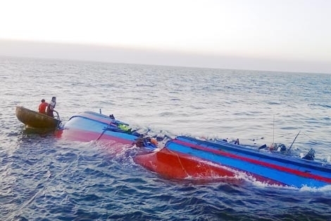 Tàu cá chìm ở gần đảo Bạch Long Vĩ khiến 1 ngư dân mất tích