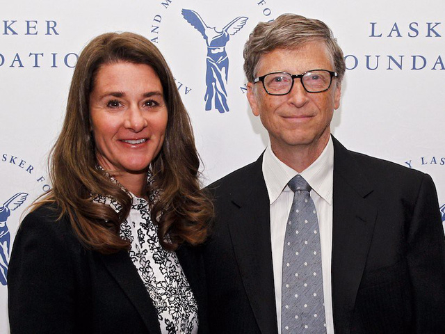 Tỷ ph&uacute; Bill Gates v&agrave; Melinda Gates.