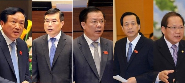 4 Bộ trưởng và Chánh án tối cao được đề xuất chất vấn