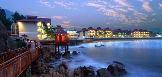 Resort Ho&agrave;ng Gia Quy Nhơn do vợ &ocirc;ng Trần Bắc H&agrave; l&agrave;m chủ.
