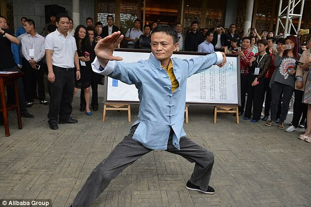 Jack Ma vốn đam m&ecirc; m&ocirc;n v&otilde; Th&aacute;i Cực Quyền v&agrave; đ&atilde; luyện tập hơn 30 năm.