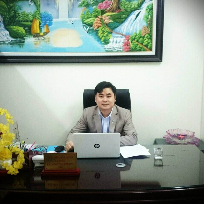 Luật sư Khương T&acirc;n Phương -&nbsp;&nbsp;Văn ph&ograve;ng Luật sư Thuận Nam.
