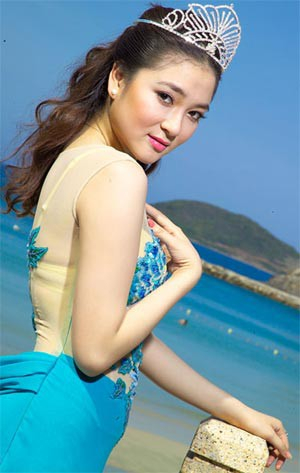 Hoa hậu Nguyễn Thị Huyền từng lọt top 15 chung cuộc của Miss World.