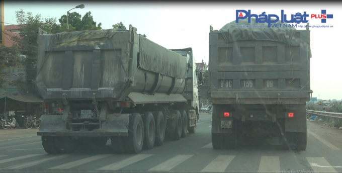 Bắc Giang:  Xe trọng tải lớn