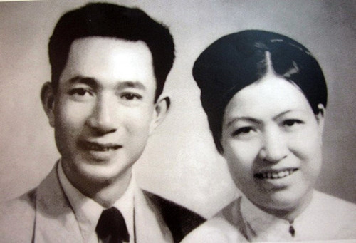Hai vợ chồng cụ Trịnh Văn B&ocirc; v&agrave; Ho&agrave;ng Thị Minh Hồ thời c&ograve;n trẻ. Ảnh internet.
